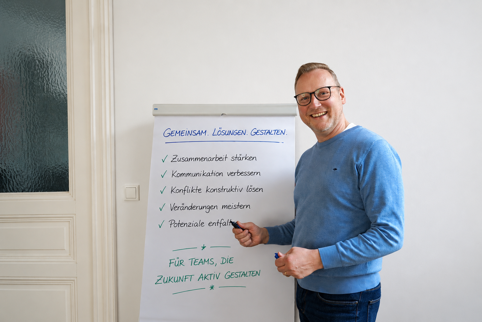 Workshop, Teamentwicklung und Moderation durch Martin Goldstein